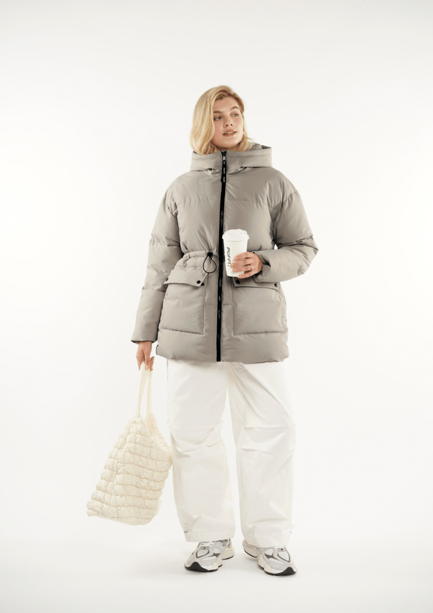 EVA | VESTE PUFFER À CAPUCHE IMPERMÉABLE