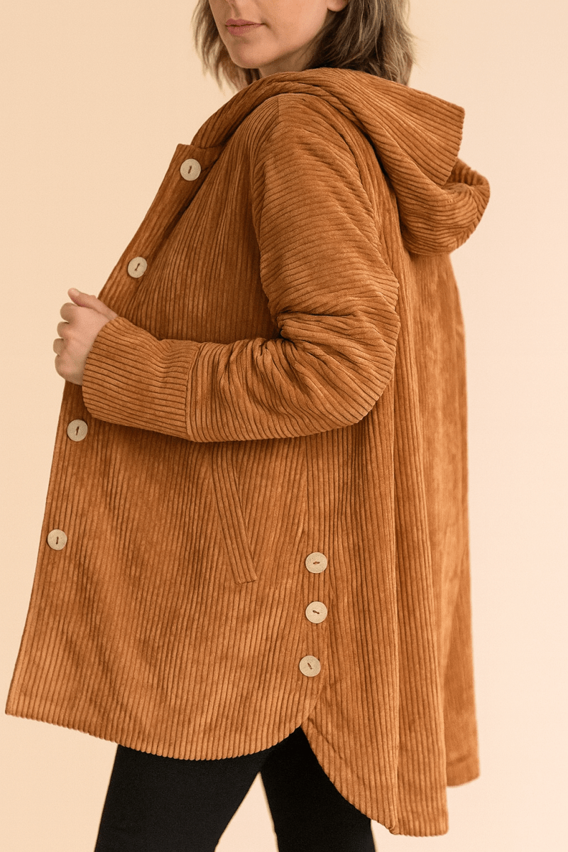 INDIE | VESTE À CAPUCHE EN CORDUROY