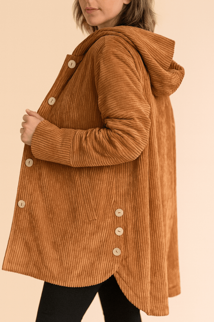INDIE | VESTE À CAPUCHE EN CORDUROY