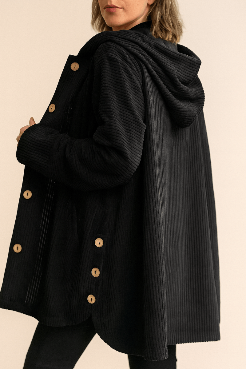 INDIE | VESTE À CAPUCHE EN CORDUROY