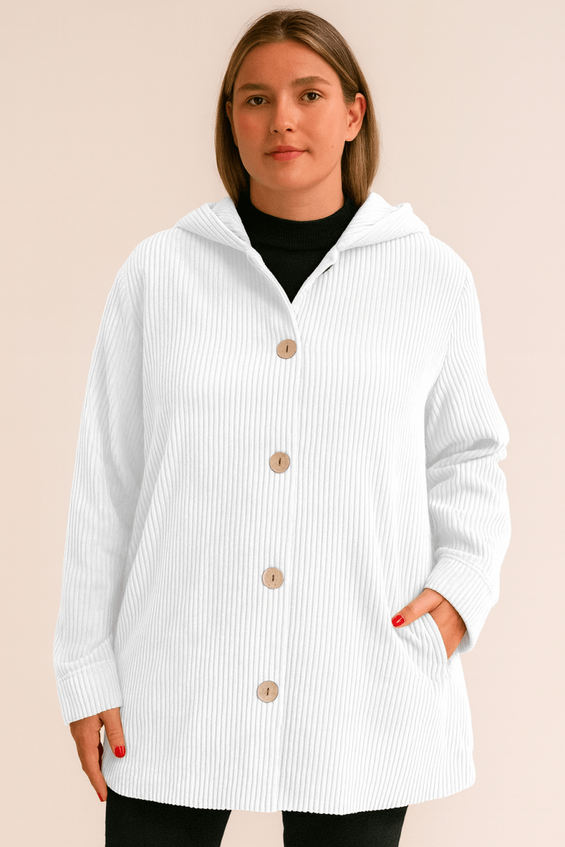 INDIE | VESTE À CAPUCHE EN CORDUROY