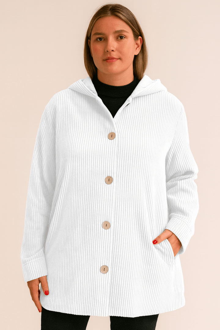 INDIE | VESTE À CAPUCHE EN CORDUROY