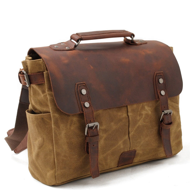 Alexander - Sac messager en toile vintage