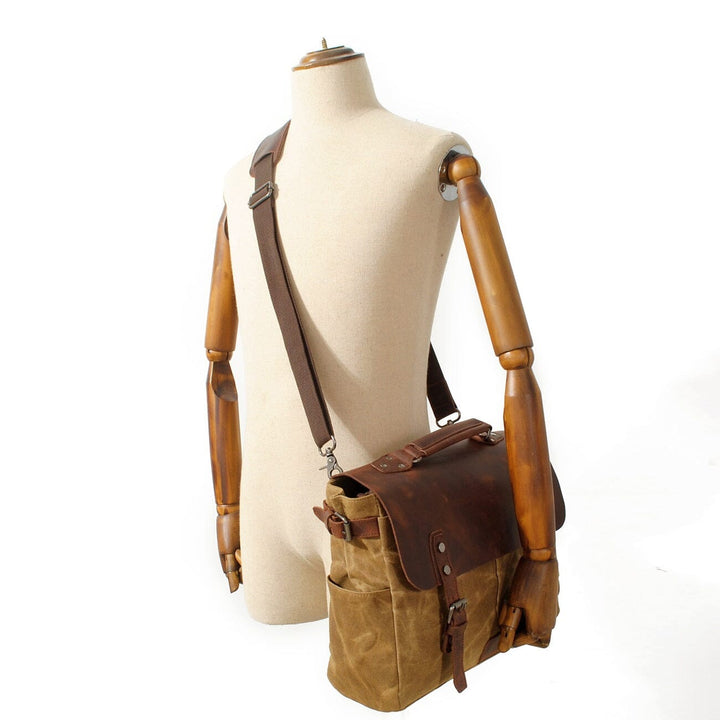 Alexander - Sac messager en toile vintage