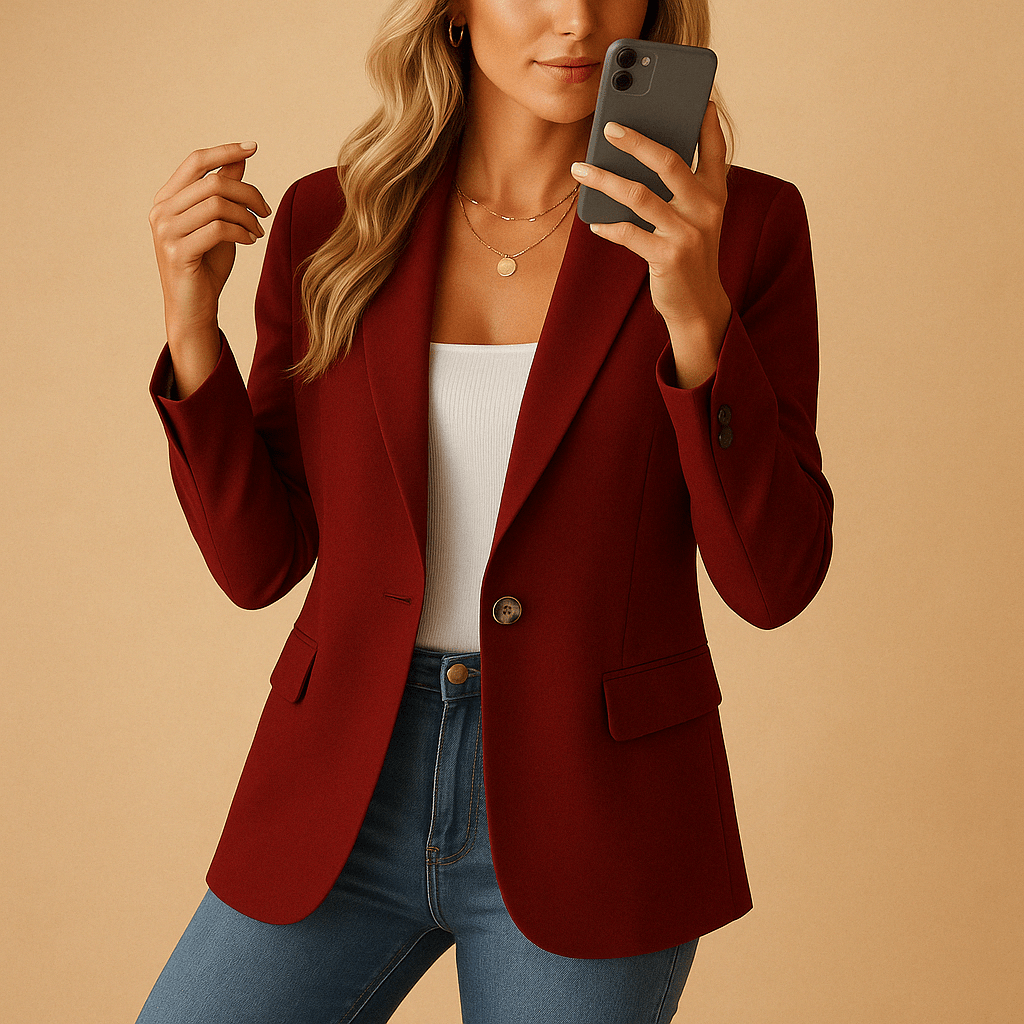 LENA | BLAZER EN STRETCH SUR MESURE