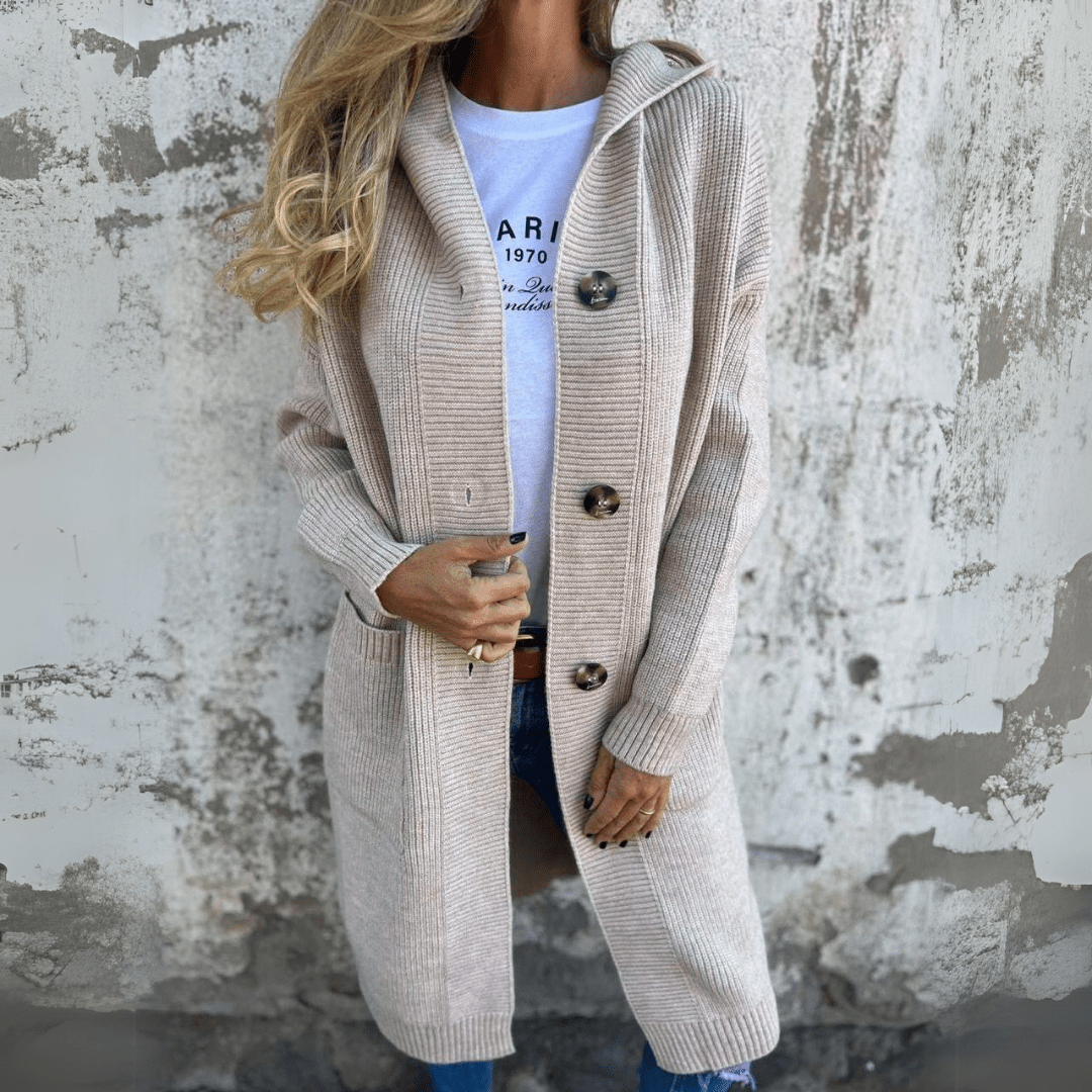 Rosa™ | Long Cardigan Élégant pour Femmes