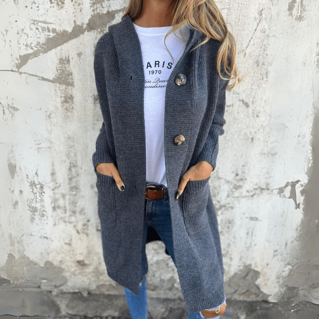 Rosa™ | Long Cardigan Élégant pour Femmes