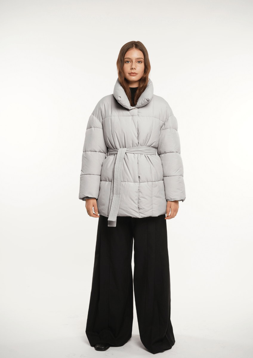 NOVA | VESTE PUFFER CEINTURÉE MI-LONGUE