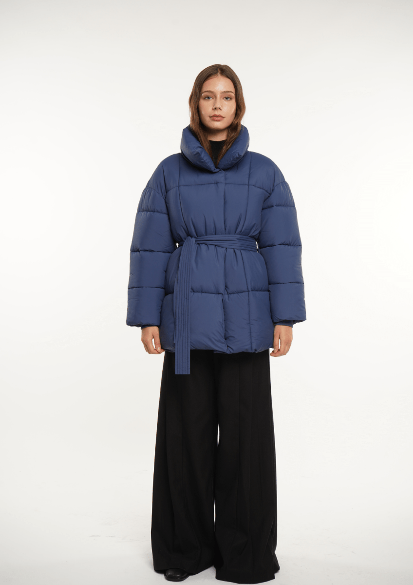NOVA | VESTE PUFFER CEINTURÉE MI-LONGUE