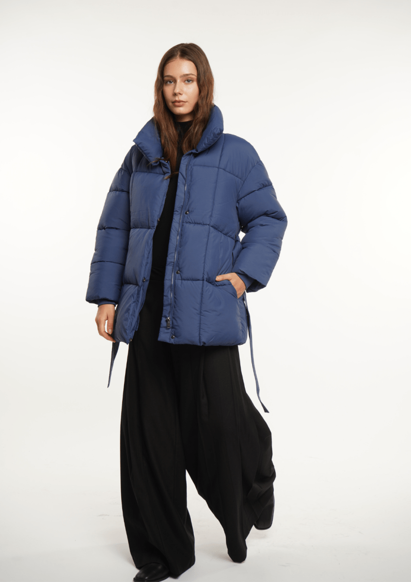 NOVA | VESTE PUFFER CEINTURÉE MI-LONGUE