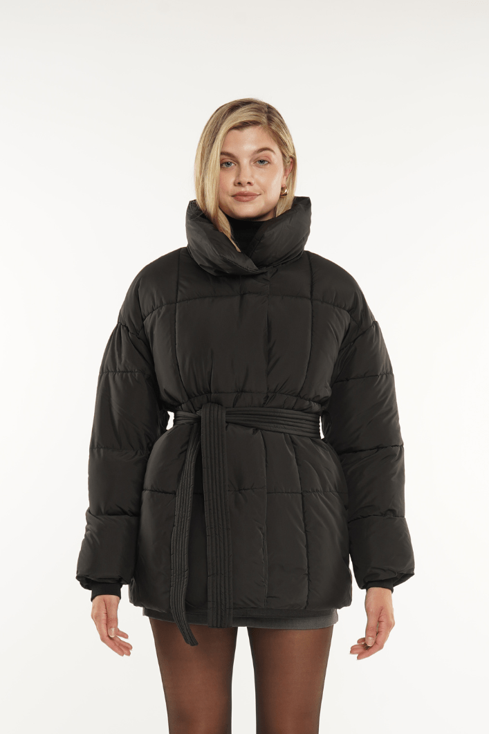 NOVA | VESTE PUFFER CEINTURÉE MI-LONGUE