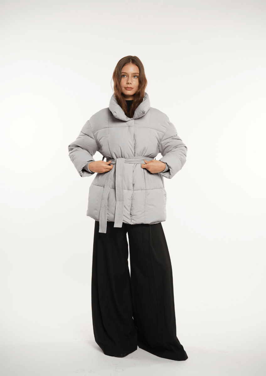NOVA | VESTE PUFFER CEINTURÉE MI-LONGUE