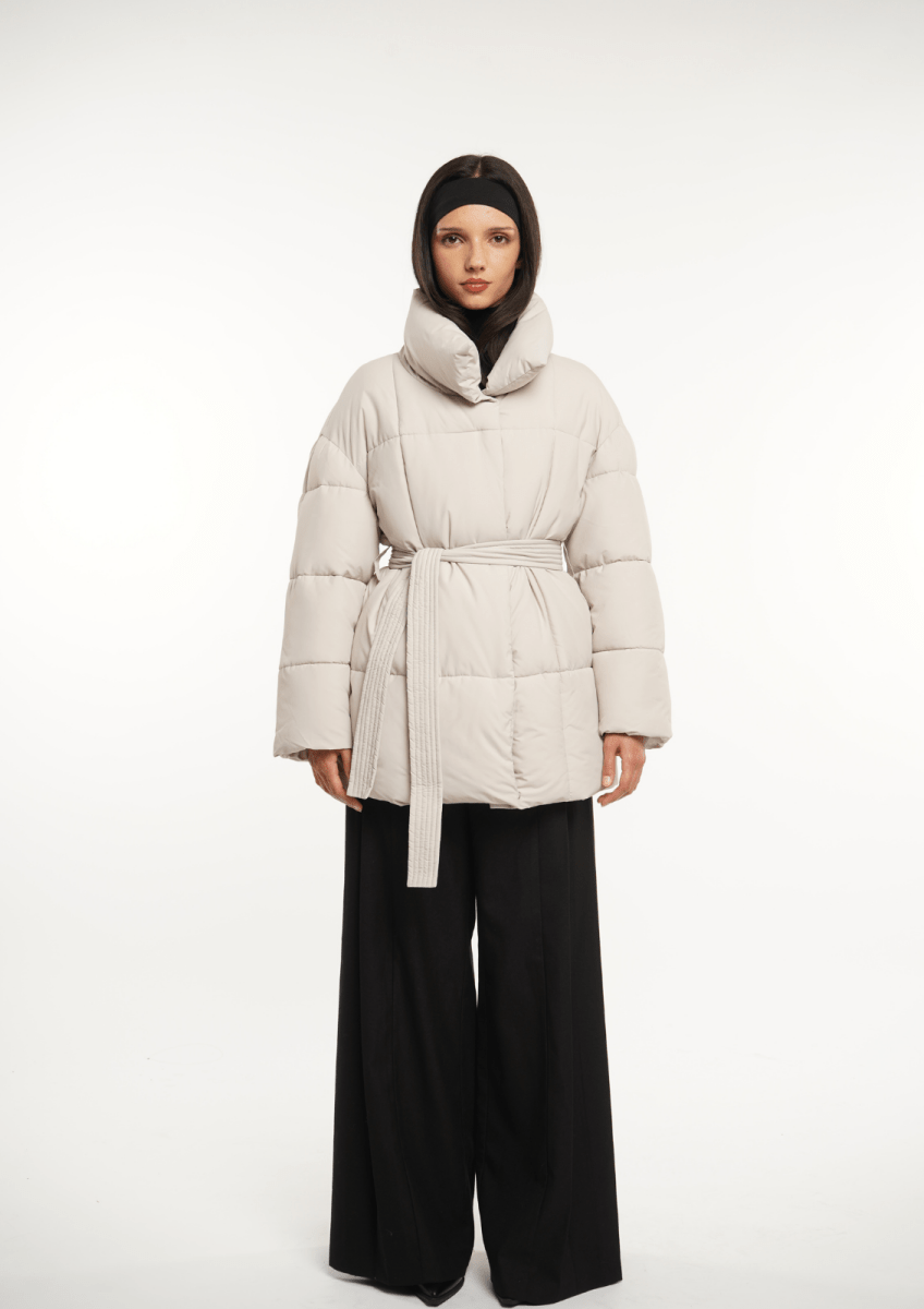 NOVA | VESTE PUFFER CEINTURÉE MI-LONGUE