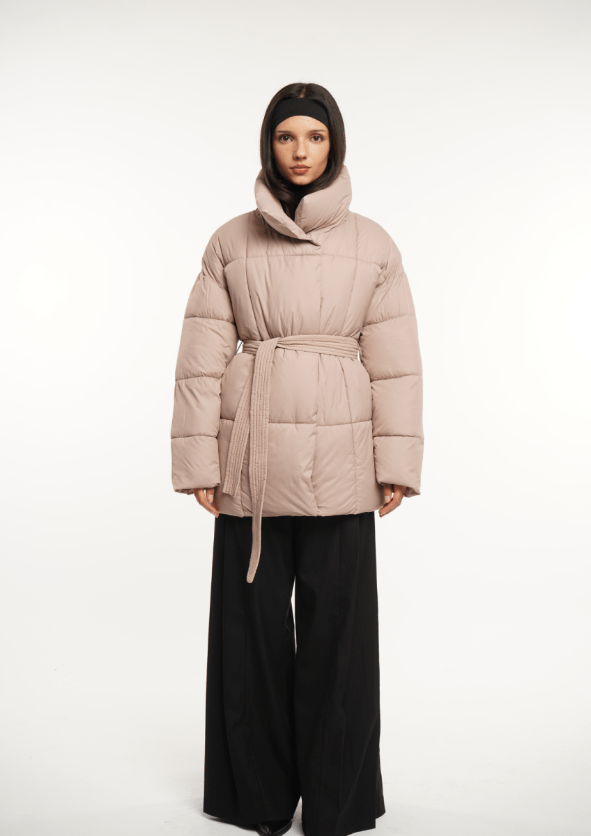 NOVA | VESTE PUFFER CEINTURÉE MI-LONGUE