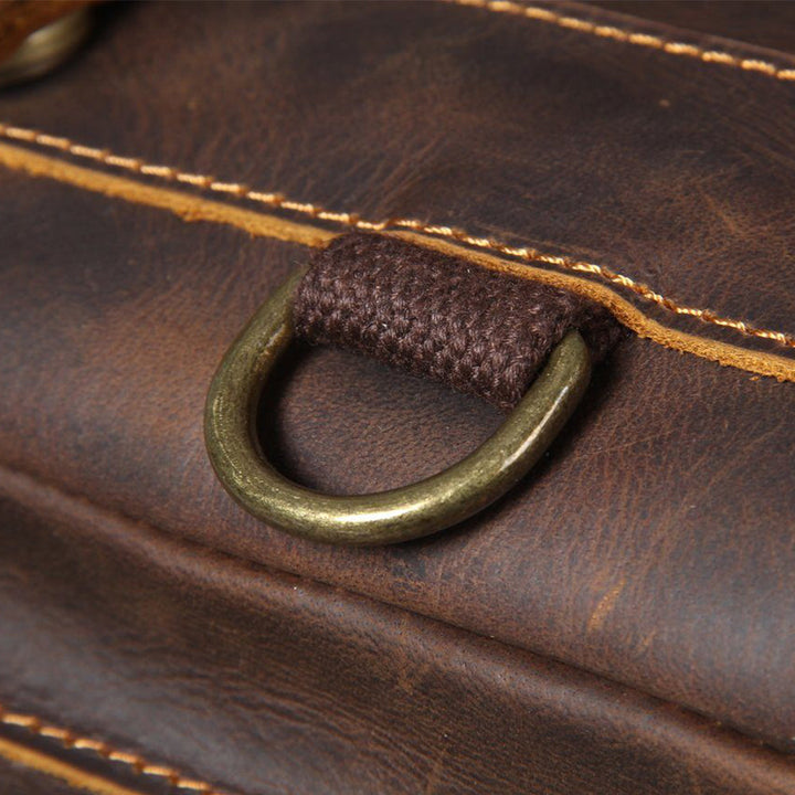 Jason - Sac à dos en cuir tan premium